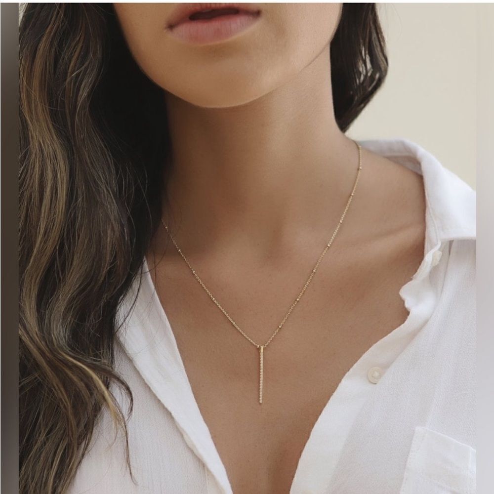 Apt. 9 NWT Gold Bar Pendant Necklace